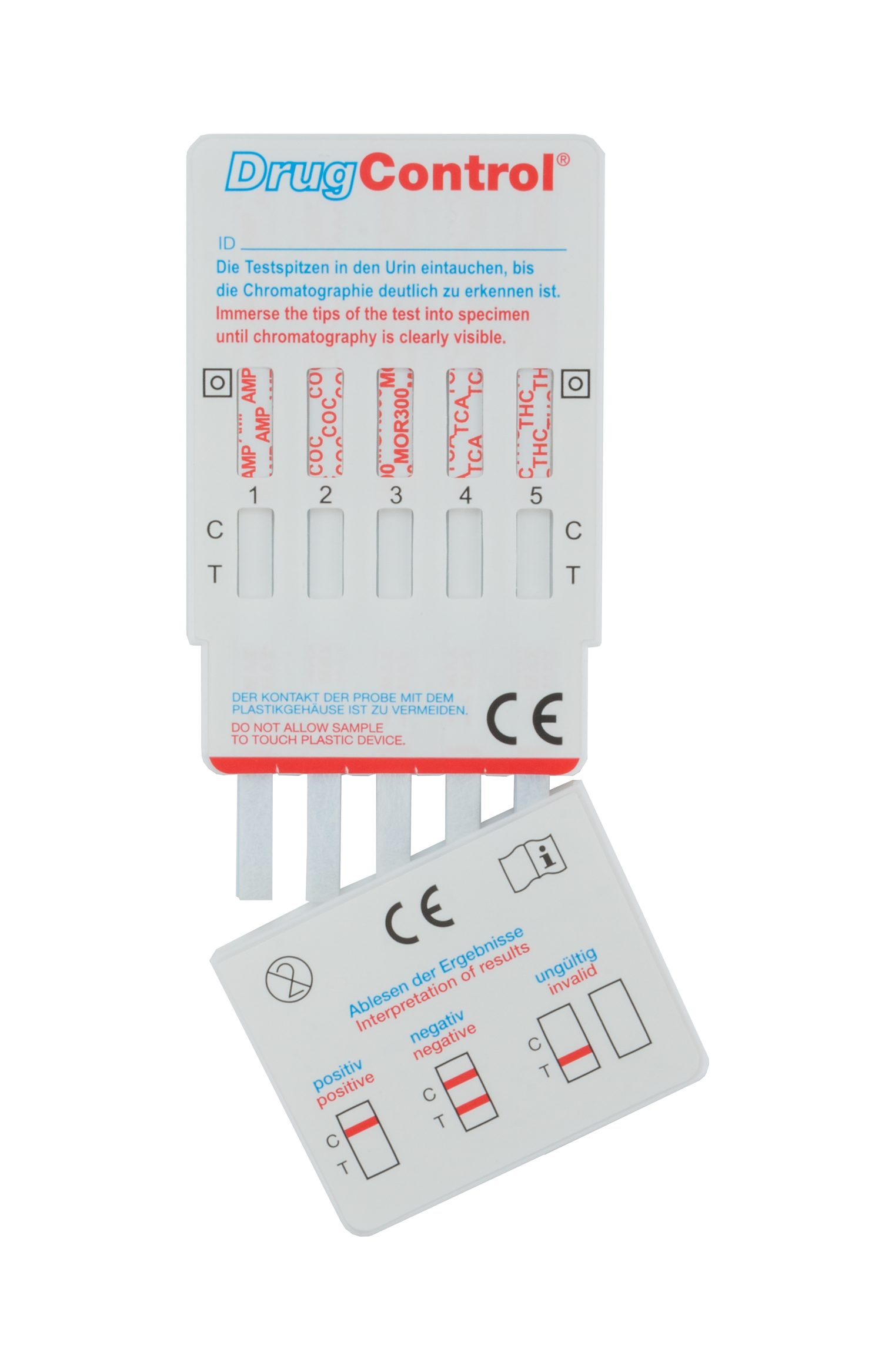 Drug Test Drug-Control Multi Test (MultiDip 5)-Healthcare  medizinische  Therapie- und Messgeräte für zuhause online kaufen bei Trendmedic